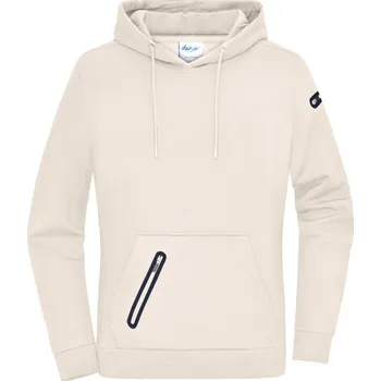 pracovní mikina James & Nicholson Mikina s kapucí JN interlock 8045, dámská COT028045aiu03-sandstone L Písková