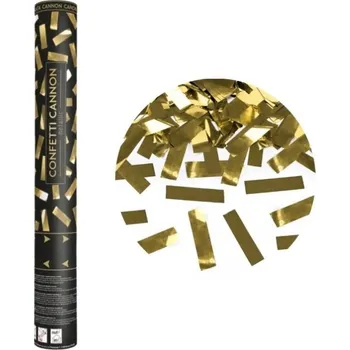 Konfeta Konfety vystřelvoací zlaté 40 cm