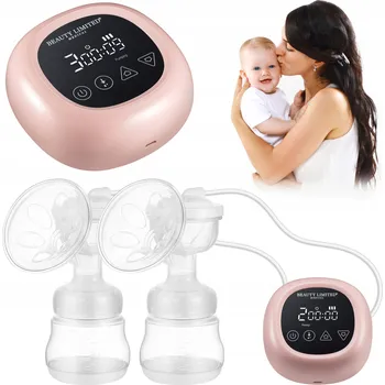Odsávačka mléka Elektrická odsávačka mateřského mléka Beauty Limited dvoufázová bezdrátová 150 ml BPA free