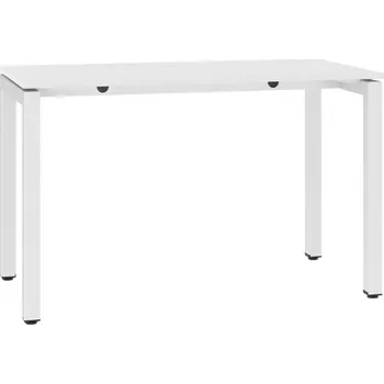 Psací stůl MALOW Kancelářský stůl Stb Comfort 1260 s hloubkou 600 mm, šířkou 1200 mm [šedá, bílá šedá]