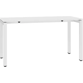 Psací stůl MALOW Kancelářský stůl Stb Comfort 1460 s hloubkou 600 mm, šířkou 1400 mm [šedá, bílá šedá]