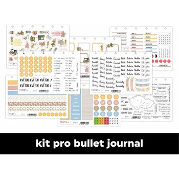 Diář Fleppi Měsíční samolepkový kit - bullet journal | Květen 2025