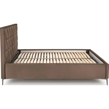 Ložnice Manželská postel Halmar MODULO W5 postel 160 - čelo béžová tap. Monolith 09 (1p=1szt)