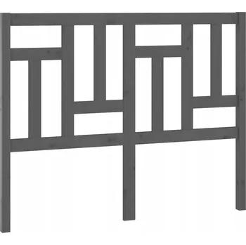 Čelo dřevěné šedé 205,5x4x100 cm