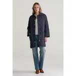 KABÁT GANT QUILTED COAT WITH CORD DETAILS EVENING BLUE