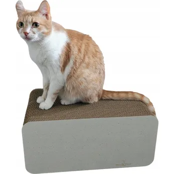 KARTONOVÉ PRO KOČKY STOUPKY PRO PELÍŠEK PIXEL BÍLÁ MELANŽ MRUU&PRUU