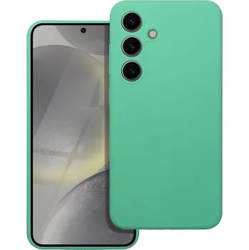 Pouzdro na mobilní telefon Silikonové pouzdro Coolcase SILICONE 2mm - Samsung Galaxy A55 5G Mátově zelené (Silikonový kryt či obal SILICONE 2mm na mobilní telefon Samsung Galaxy A55 5G Mátově zelené)