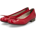 Dámské baleríny 51950-33 Rieker červená Barva: rot, Velikost: 41