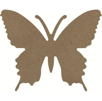 Gomille Dřevěný výřez k dekoraci Gomille, 25x30 cm - Motýl, velký
