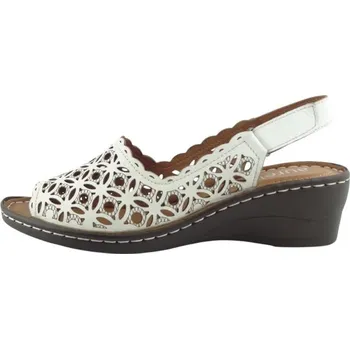 Dámské sandále Aurelia sandál kožený 0222024-1 White, velikost 39