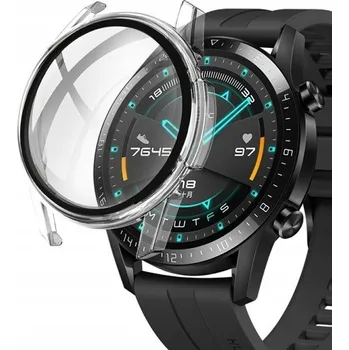 Pouzdro na mobilní telefon 2v1 POUZDRO + SKLO PRO HUAWEI WATCH GT 2 46MM, OBAL