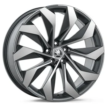 Disk Škoda Kodiaq I: 20" disk z lehké slitiny Fornax - antracitový