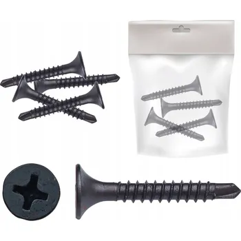 Vrták Samořezné šrouby do sádrokartonu a kovu 3,5x25mm, 1000 ks