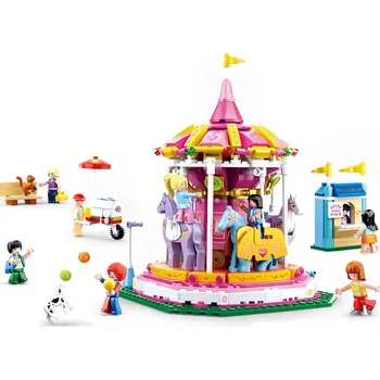 Stavebnice Sluban Sluban Girls Dream M38-B0725 Koníčkový kolotoč