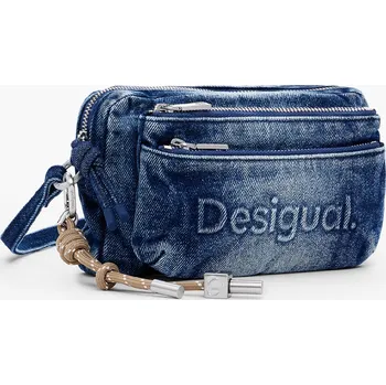 Peněženka Dámská peněženka DESIGUAL 25SAYD01 5053 MONE HALF LOGO DENIM JULIA Velikost: U