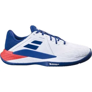Pánská sportovní obuv Pánská tenisová obuv Babolat PROPULSE FURY AC M 9.5 Bílá, Modrá, Červená