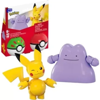 ostatní stavebnice Pokémon MEGA stavebnice kolekce Poké Ball: Pikachu & Ditto