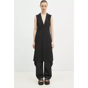 Dámská vesta Vesta Y-3 Sport Uniform Vest černá barva, jednořadá, JD1758, M, 99X