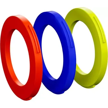 Komponent pro jízdní kolo Magura Ring Kit 4 Caliper (červená, modrá, neonová) (Krytky třmenu Magura neon 4x3ks)