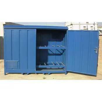 Dílenský regál ENPRAG Uzavíratelný regál se záchytnou vanou typ 2024