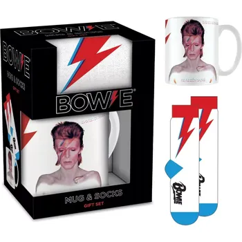 david bowie pánský dárkový set hrnek a ponožky