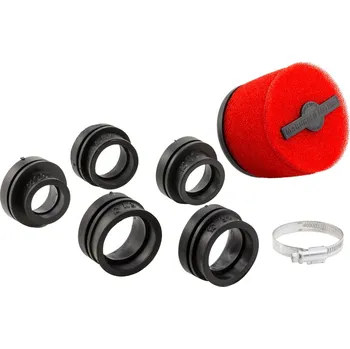 Filtr pro motocykl SIP Vzduchový filtr Double Layer 105mm ⌀ 28-43 - červený 40231060