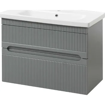 Koupelnový nábytek Lavedo Aria Air Grey 65 koupelnová skříňka s umyvadlem