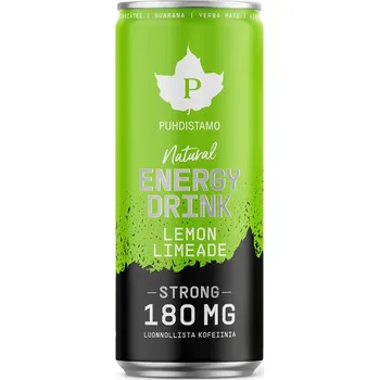 Iontový nápoj Puhdistamo Natural Energy Drink STRONG 330ml Příchuť: lemon