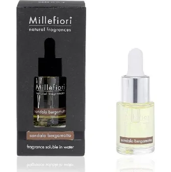 Millefiori Milano Natural Sandalo Bergamotto - Santálové dřevo a Bergamot Aroma olej 15 ml