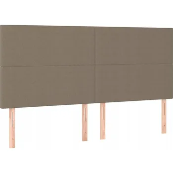 Čelo postele taupe 100x78 cm masivní dřevo