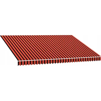 Obraz Látka na markýzu, oranžovo-hnědá, 430x295 cm