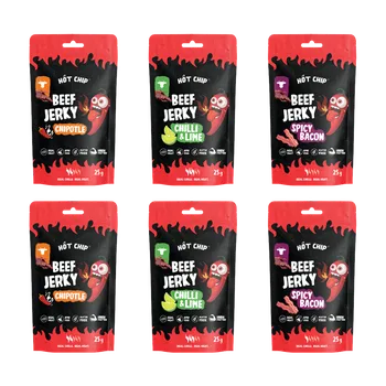 Sušené maso Výhodné balení Jerky Jerky 2+2+2