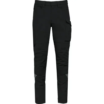 Pánské kalhoty Kariban Kalhoty WK 746 (52-62) do pasu, pracovní, strečové, unisex COT20746X002n7-black Černá 52