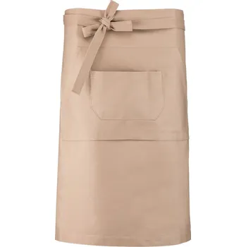 Pracovní zástěra Kariban Zástěra K 887, 90x62,5cm, barová, středně dlouhá, unisex COT20K88712599-beige UNI Béžová