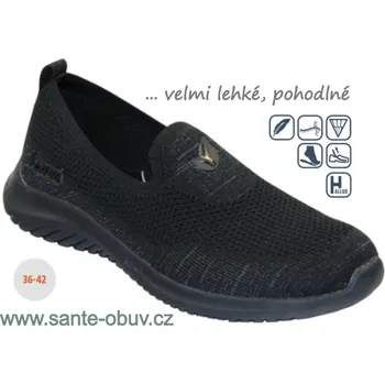Dámská zdravotní obuv SANTÉ WD/180 BLACK vych. obuv černá vel.36-42, --- - 40