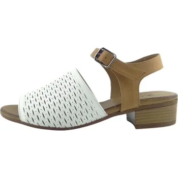 Dámské sandále Aurelia sandál kožený 021SB-74 White-Tan, velikost 39
