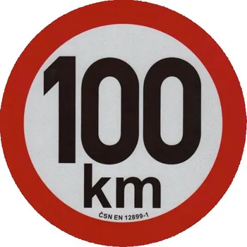Auto-moto Samolepka reflexní - rychlost 100 km/h