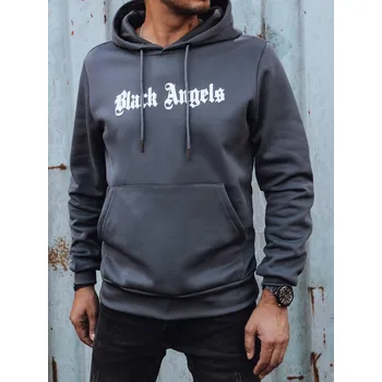 Pánská mikina Tmavě šedá mikina s nápisem LOS ANGELS BX5797 Velikost: 2XL