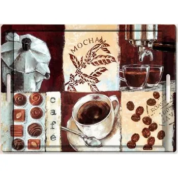 Easy Life, Itálie EL - Plastový servírovací tác Blend cafe - 45 x 31 cm