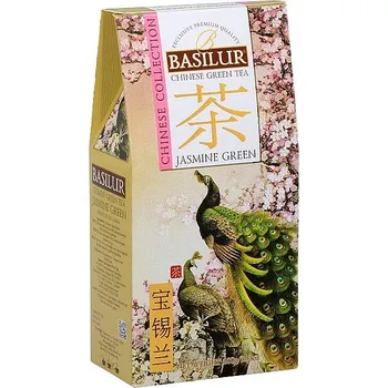 Čaj BASILUR Jasmine Green papír 100g - min. trvanlivost 06.08.2024