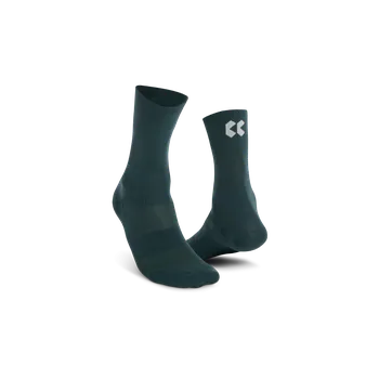 Pánské ponožky KALAS Z5 | Cyklo ponožky Vysoké | Bottle Green | Velikost: 43-45