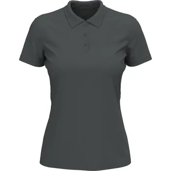 Pánská móda Stedman Polokošile Lux Polo Women pique, krátký rukáv, dámská COT05916014613-slate grey 3XL Šedá slate