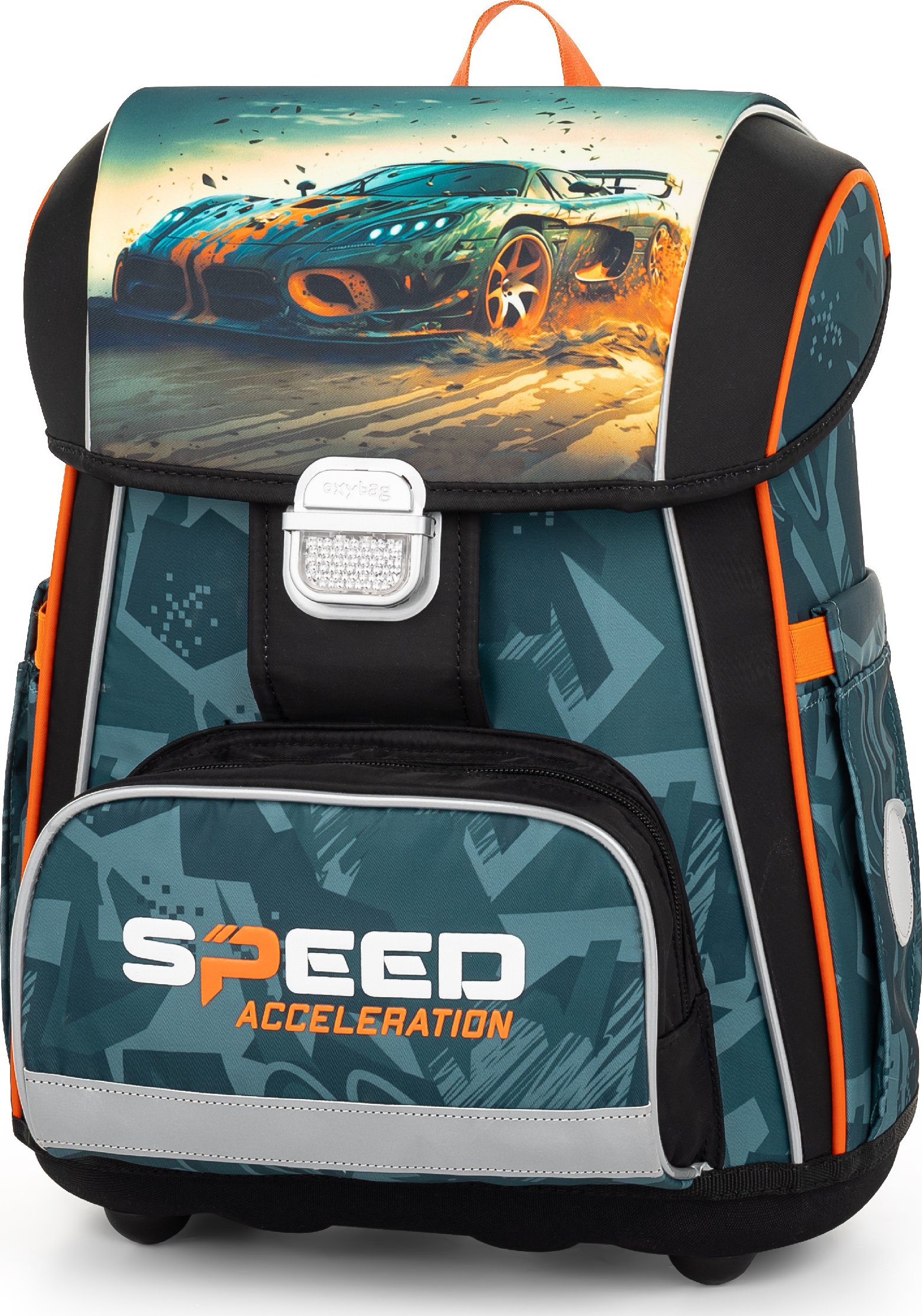 Oxybag Školní batoh PREMIUM auto