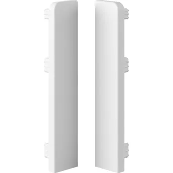 soklová lišta Levá koncovka, pravá koncovka Vilo PVC 16 x 80 délka 1 cm bílá