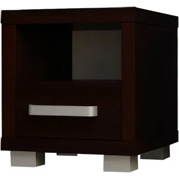 Noční stolek Ahorn zásuvka noční stolek Dekor: Eukalyptus tmavě hnědý