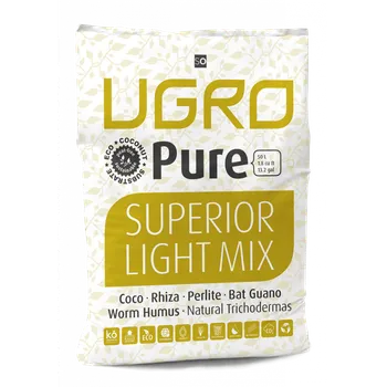 Substrát UGro Coco Pure Superior Light Mix 50L, kokosový substrát s perlitem a guanem