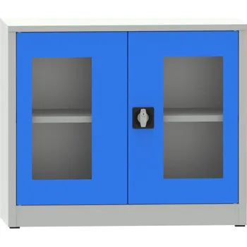 Šatní skříň KOVONA Spisová skříň kovová C2972H1, dveře světle šedá