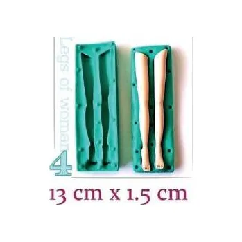 Nádoba na pečení Silikonová forma nohy ženy Galias Moulds