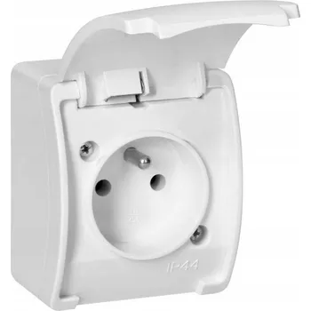 Elektrická zásuvka Orno Hermetická Elektrická Zásuvka bílá