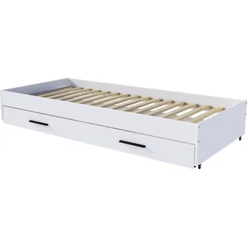 Ložnice Manželská postel Halmar VERSO F/1S (modul) - postel, bílá (3p=1szt) (3 karton)